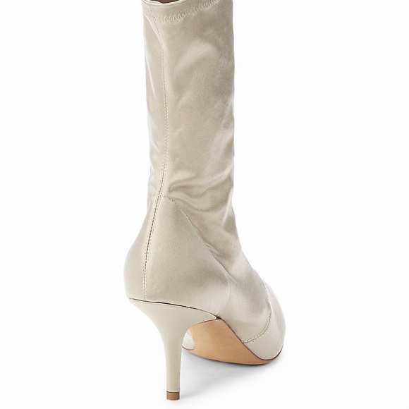 HOST PIC YEEZY STUNNING EDGY TEXTILE POINT-TOE LUXURY SOCK BOOTS SIZE 8.5 - Picture 8 of 14